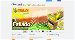 Desktop Screenshot of crialine.com.br